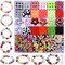 2480pcs Sports Ball Polymer Clay Beads Charms for Friendship Bracelets Making Kit Cute Fun Beads DIY Arts Crafts Birthday Gifts for Kids Girls Baseball Basketball Soccer Rugby Volleyball Football Bead